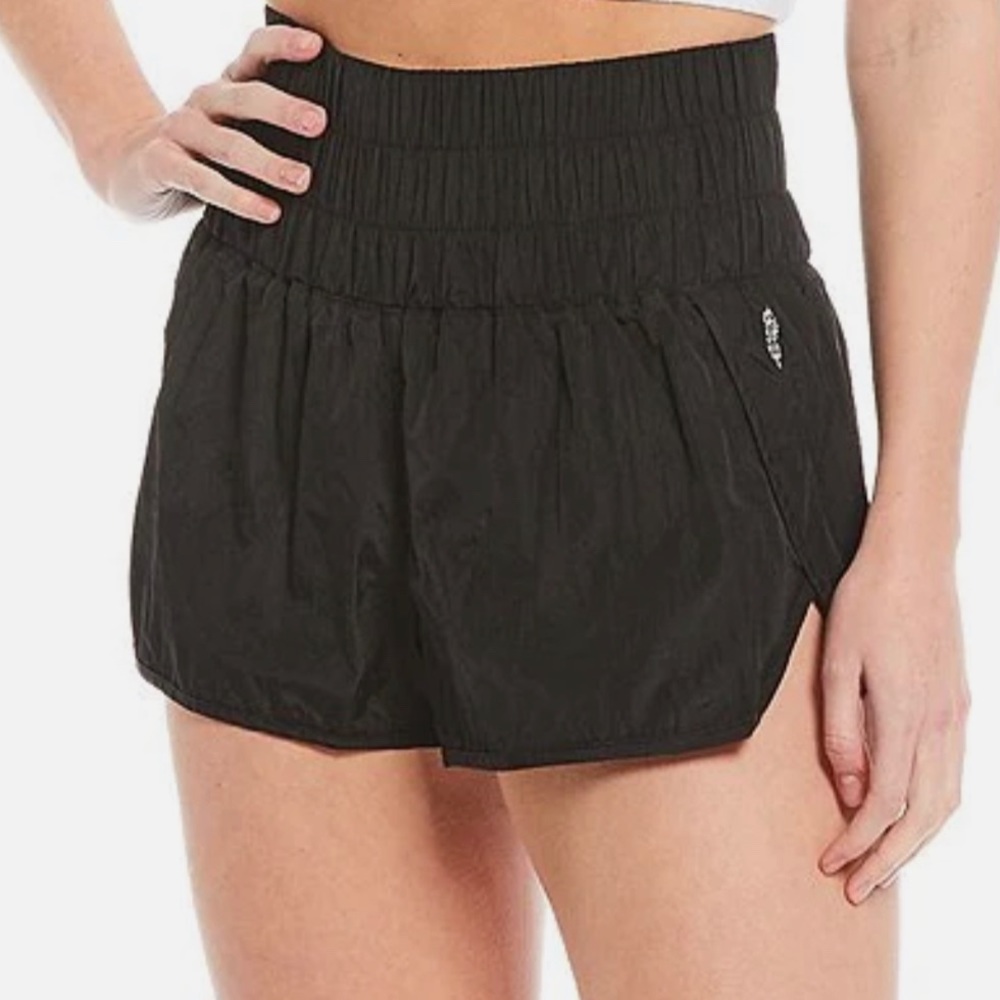 free people the way home shorts in black